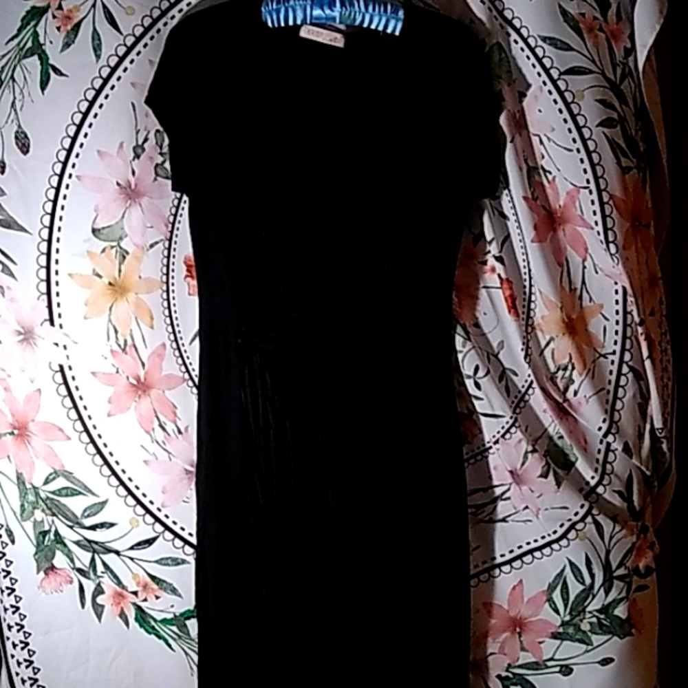 Krisp Faux Wrap Dress